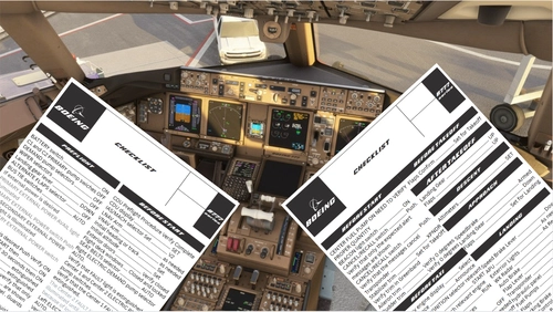 PMDG 777 Realistic Flows Checklist