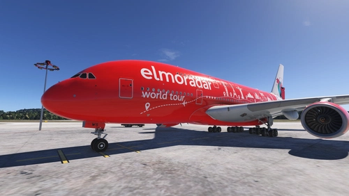 FlyByWire A380 | Elmoradar World Tour by Flugwurst VA / with cabin