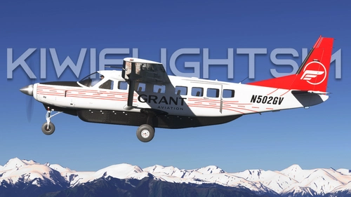 Grant Aviation N502GV | BlackSquare Professional Cessna Caravan (PAX) [4K]