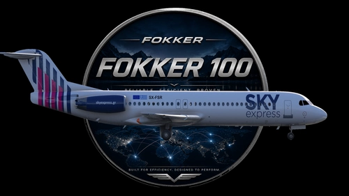 SKY Express Fokker 100 – SX-FSR [Requested]