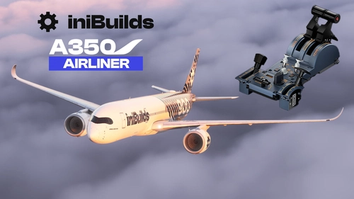 Inibuilds Airbus A350-900/1000 | WINCTRL(Winwing) Throttle Metal & PAC Metal | Mobiflight Profile