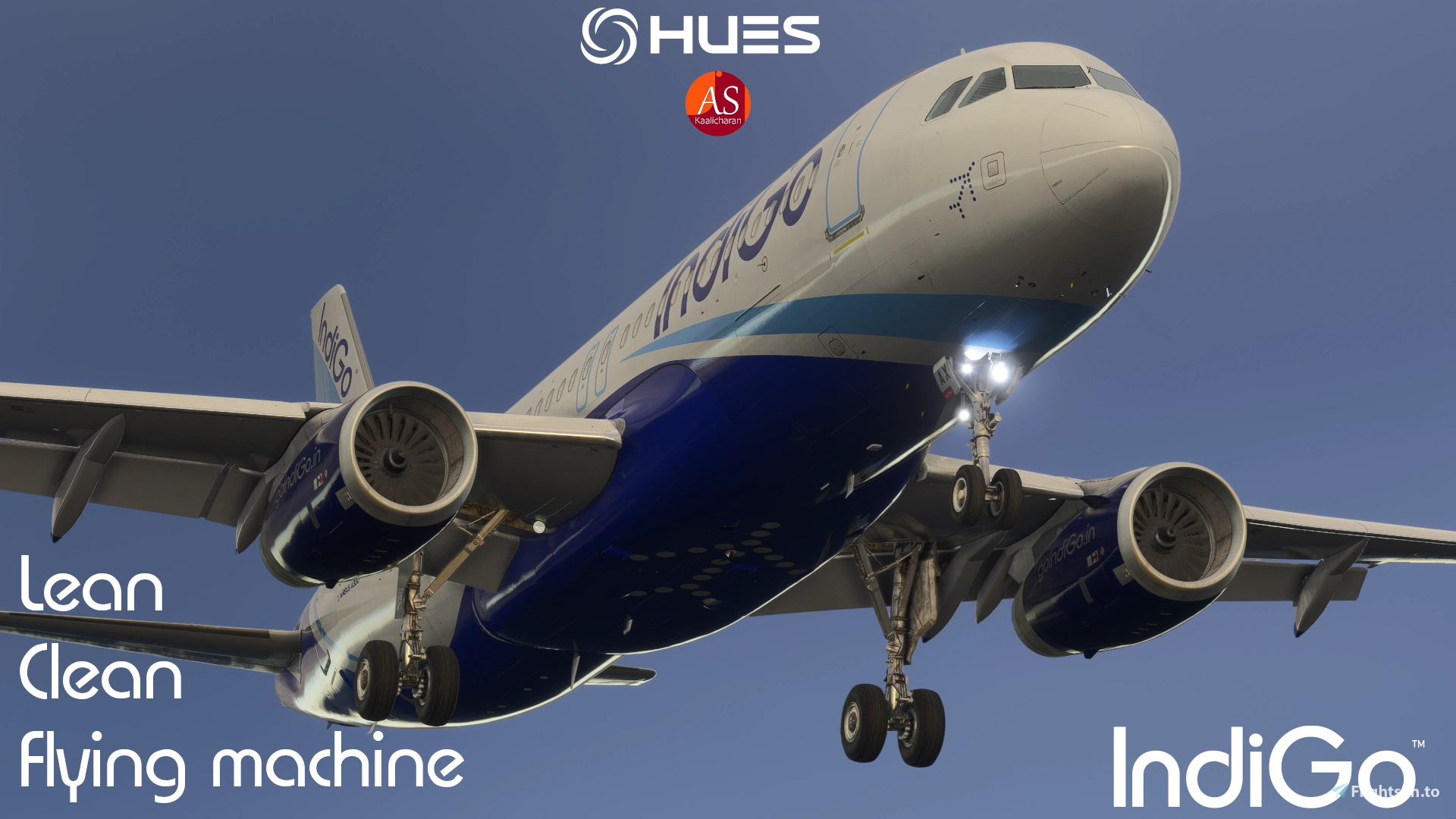 IndiGo a320ceo Sharklets Livery Pack || Fenix a320 - Image 1