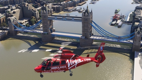 London Air Ambulance (G-HEMS) - Virgin Livery | Taog’s Hangar AS365
