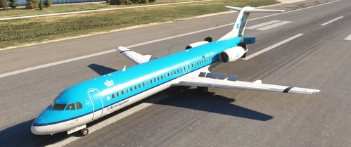 KLM Cityhopper Fokker 100 - Megapack