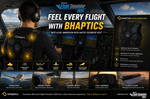 MSFS 2024 bHaptics Flight Haptics