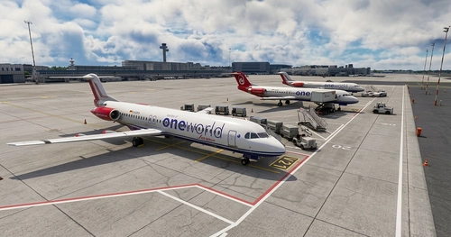 ber.virtual / Air Berlin Virtual – Oneworld Fokker 100 Fleet Pack