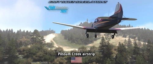 Possum Creek airstrip, Colorado, USA