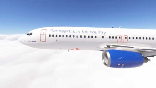 PMDG 737-800 w/ cabin Regional Express  - REX (VH-8KH)