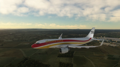 A32nx Livery Sécurité civile