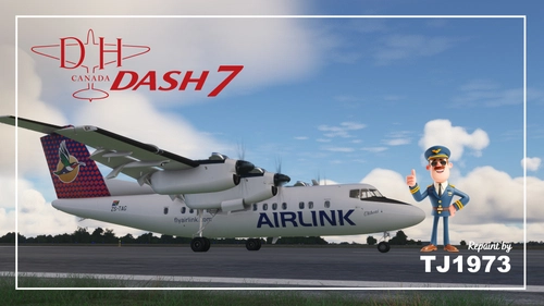 PILOT's DHC-7 AIRLINK 'ZS-TAG'