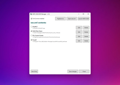MSFS 2024 EXE Manager