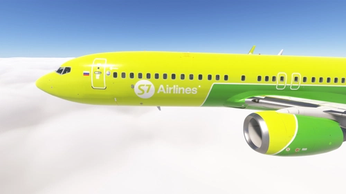 PMDG 737-800 w/ cabin S7 Airlines (RA-73410)