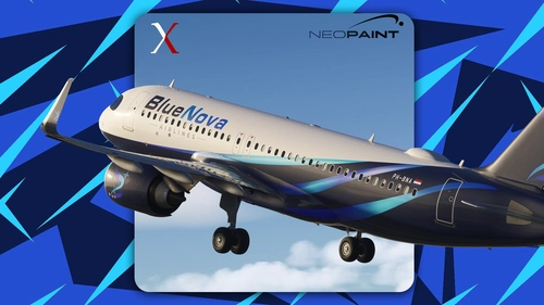 BlueNova VA Fleet Pack for IniBuilds A320neo | 8k
