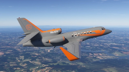 Contrail Falcon 50 PH-DTF - Max Verstappen (Requested) - 8K