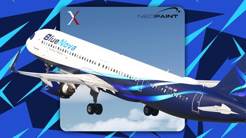 BlueNova VA for A321LR PH-BNK | 8k