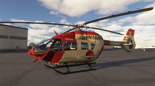 HPG H-145 Jurassic Park fictional livery