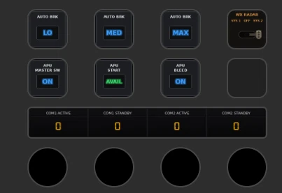 FlightSimLabs A21N StreamDeck+ Panel
