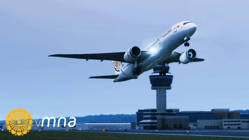 Bravoairspace | Myanmar National Airlines B788 by vMNA [Fictional]