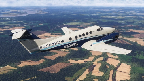 Carenado King Air B200 Sanford AirMed N904SH