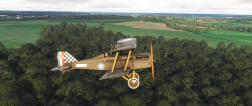 Royal Aircraft Factory SE.5A D6864 Keith 'Grid' Caldwell