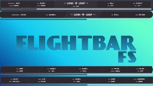 FlightbarFS | Your Flight at a glance
