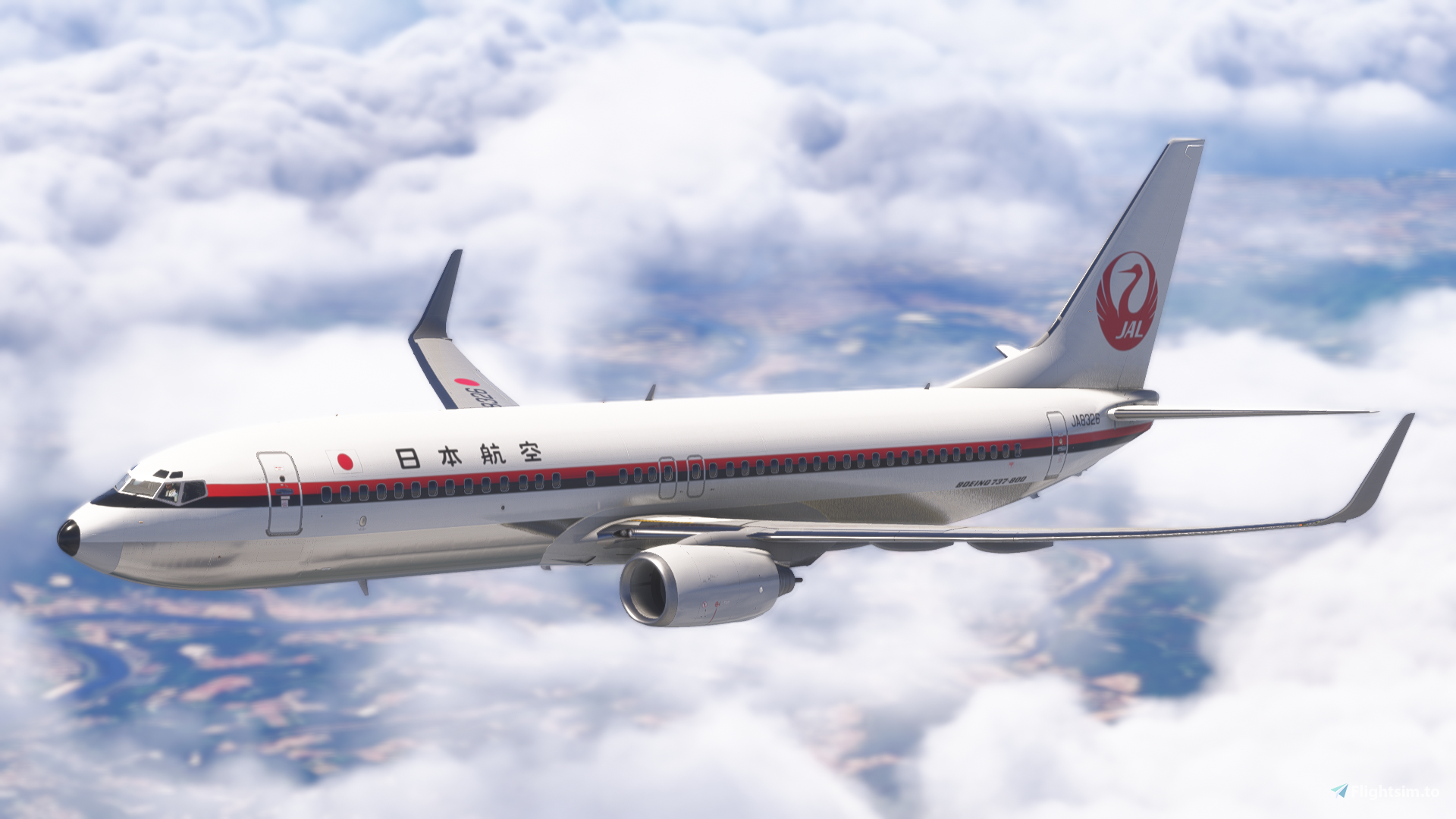 PMDG 737-800 Japan Airlines Original Tsurumaru JA8326 (Fictional