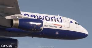 British Airways 'Oneworld' G-EUYR | Fenix A320 SL thumbnail 3