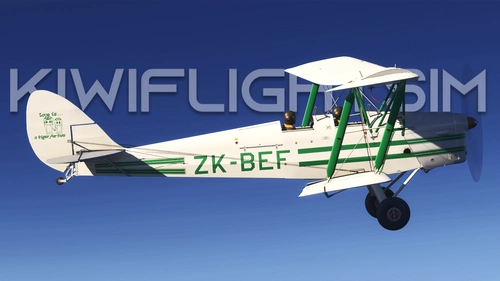 ZK-BEF (New Zealand) | Ant's Airplanes Tiger Moth DH-82 [8K]