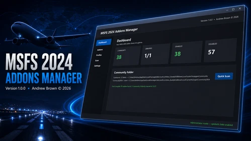 MSFS2024 Addon Manger