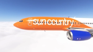 PMDG 737-800 /w cabin Sun Country Airlines fleet (regular + retro + Minnesota Athletics special) thumbnail 1