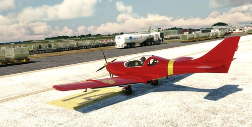 Flightsim Pictures Scott livery for the JMB Aviation VL-3 915iS
