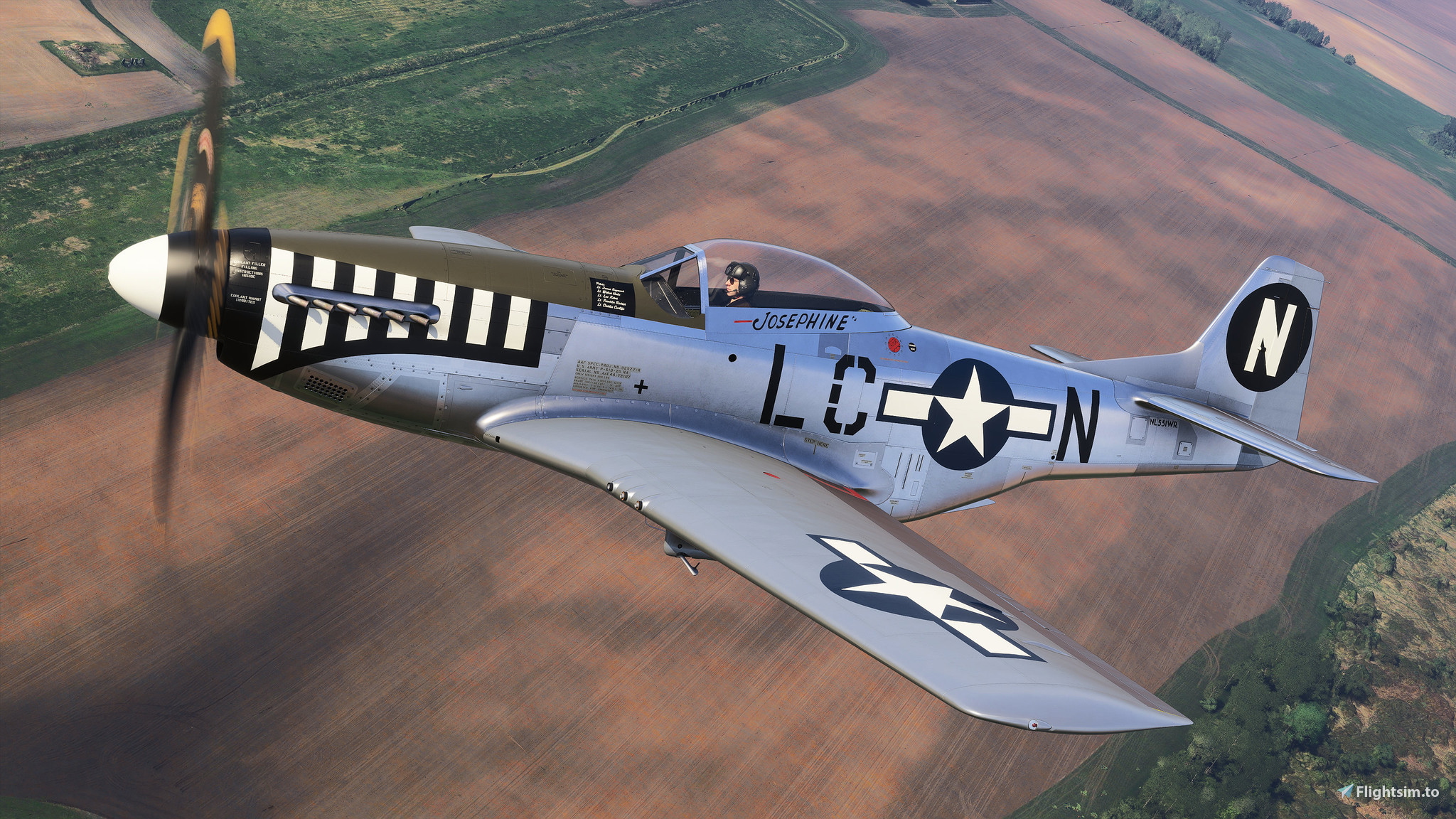 P-51D Mustang 44-72107 (N551WR)