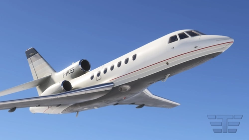 Contrail Falcon 50 F-HCEF