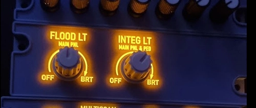 PROFIL A330 Inibuilds With Sim Gauges AIRBUS A320 LIGHTING PEDESTAL CAPT