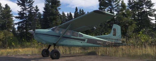 C185F Skywagon blue-grey N694CO