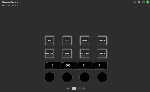 PMDG 737 StreamDeck+ PilotsDeck AP Profile