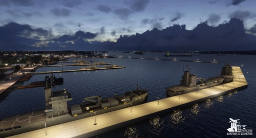 German Navy Yard Kiel / Marinestützpunkt Kiel