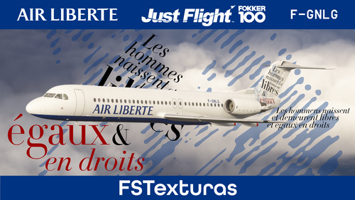 Air Liberté | Just Flight Fokker 100 | F-GNLG