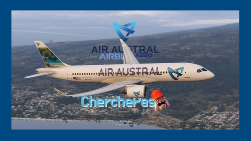 Synaptic A220 Air Austral F-OMER