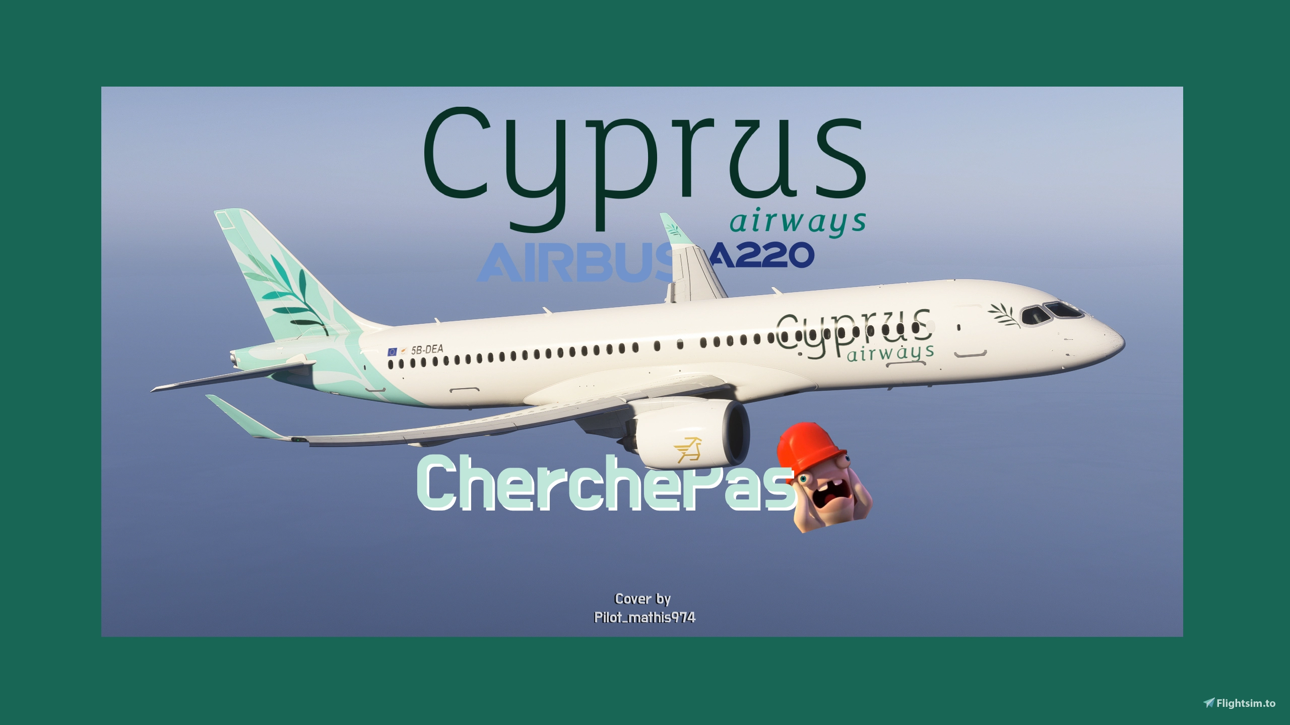 Synaptic A220 Cyprus Airways 5B-DEA 5B-DEF