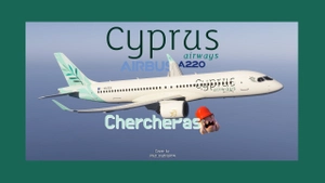 Synaptic A220 Cyprus Airways 5B-DEA 5B-DEF thumbnail 1