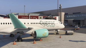 Synaptic A220 Cyprus Airways 5B-DEA 5B-DEF thumbnail 5
