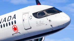 4K | Air Canada | Synaptic A220-300 | w/cabin | Calin Rovinescu | C-GROV thumbnail 2