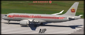 Air Canada - Trans Canada Retro - C-GNBN - Synaptic A220-300 thumbnail 3