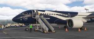 Synaptic A220-300 - Lufthansa Pack (with Cabin) - Fictional thumbnail 12