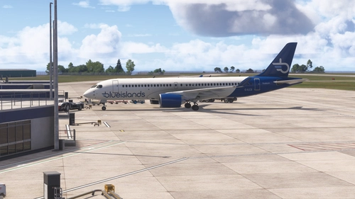 Blue Islands ✈ Synaptic/ini A220 ✈ Fictional