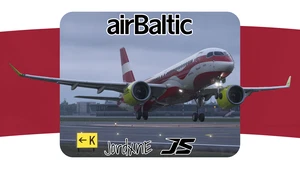 Air Baltic (Latvia Livery | YL-ABN) | Synaptic Airbus A220-300 thumbnail 1