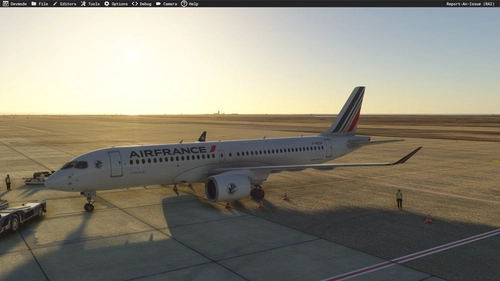 Air France F-HZUA livery Synaptics A220-300 MSFS2024 ONLY (with cabin)