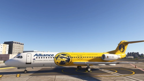 Just Flight F100 Professional Alliance Airlines (Southern Cross Minor Livery) VH-UQG