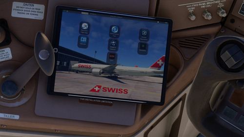 SWISS PMDG 777-300 EFB Wallpaper